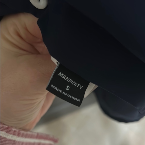 NFINITY Blue and White Casual Button Down Shirt - Picture 2 of 2